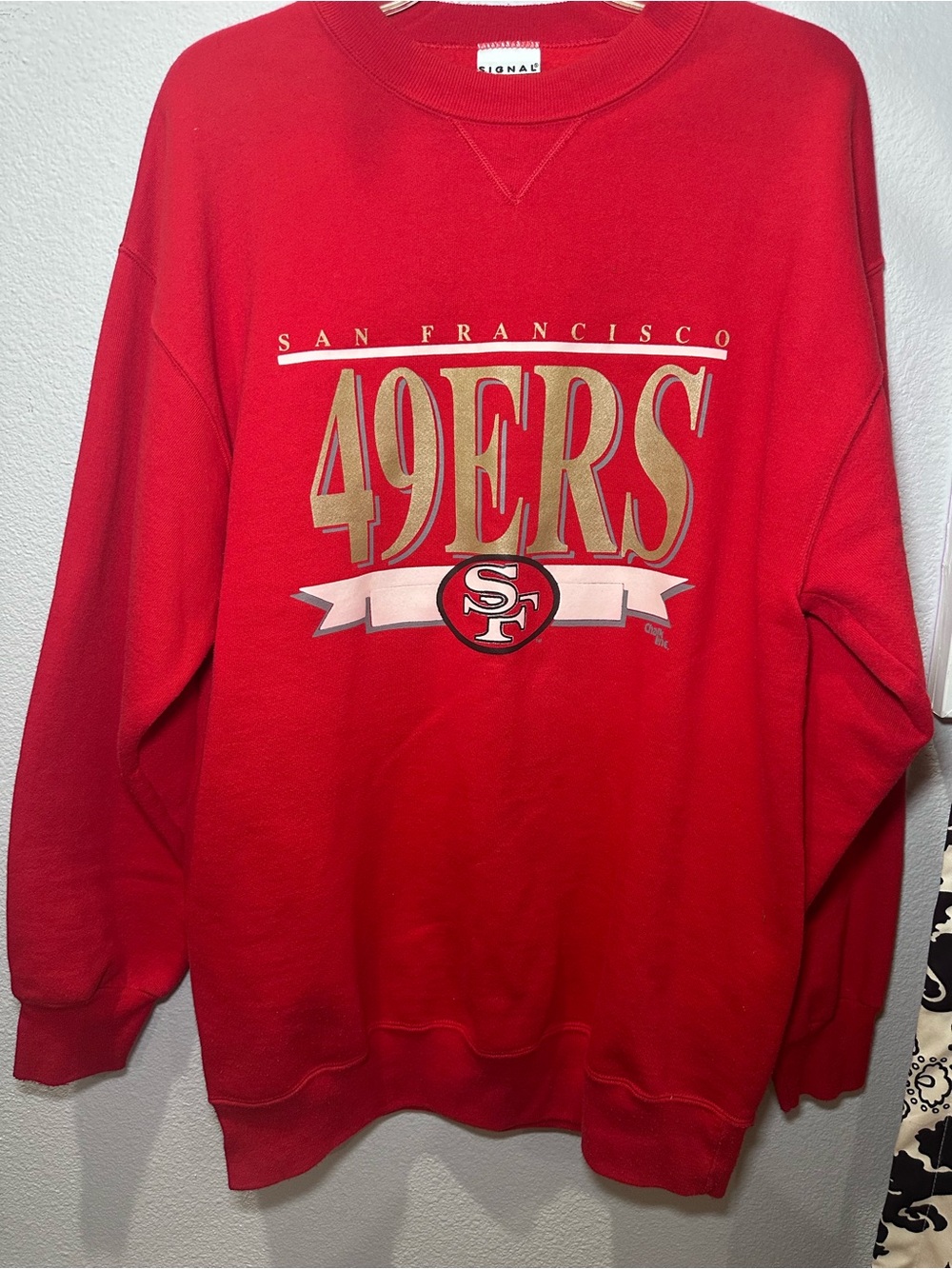 Vintage chalkine San Francisco 49ERS niners crewneck